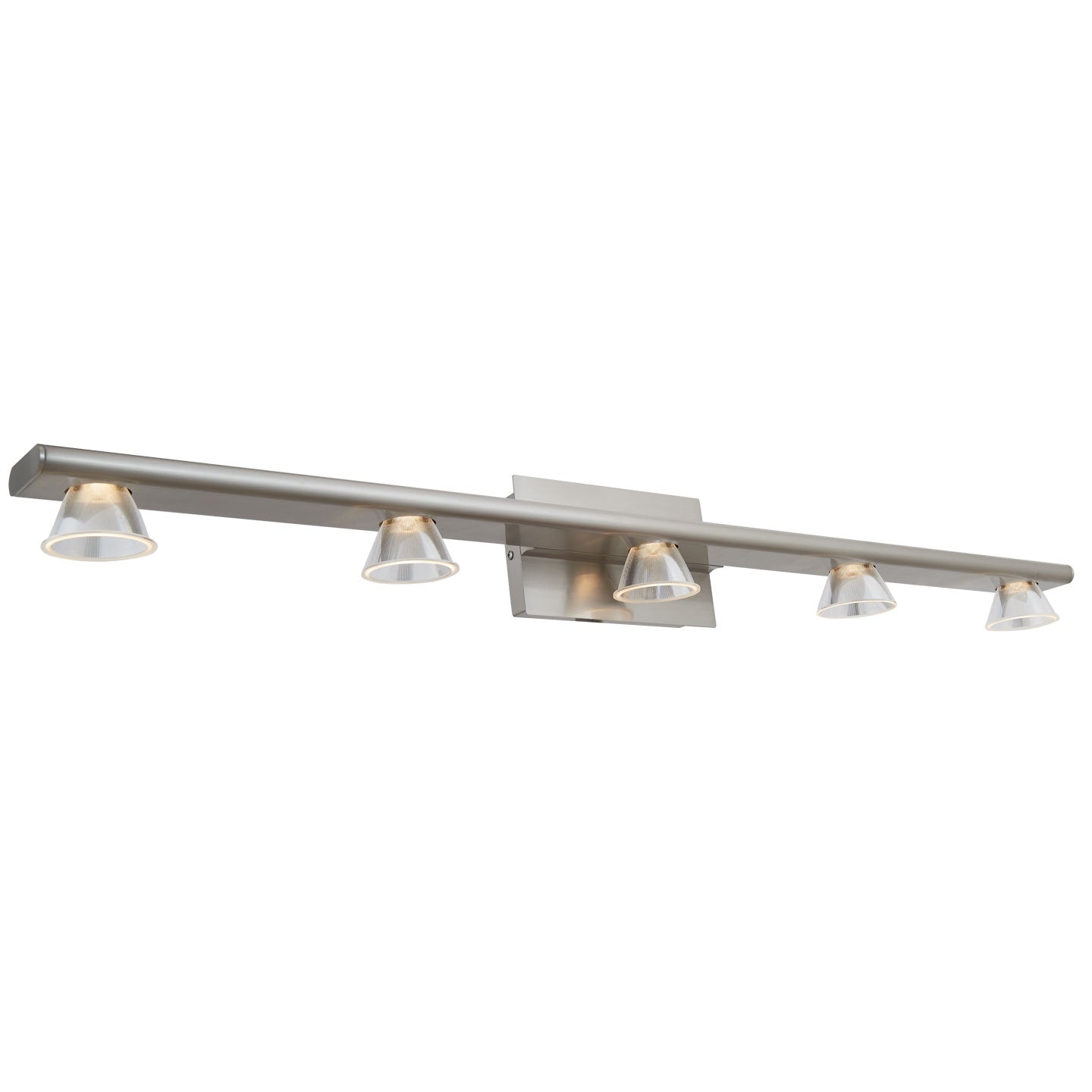 Abra Jet 5 Light Up or Down Vanity Brushed Nickel