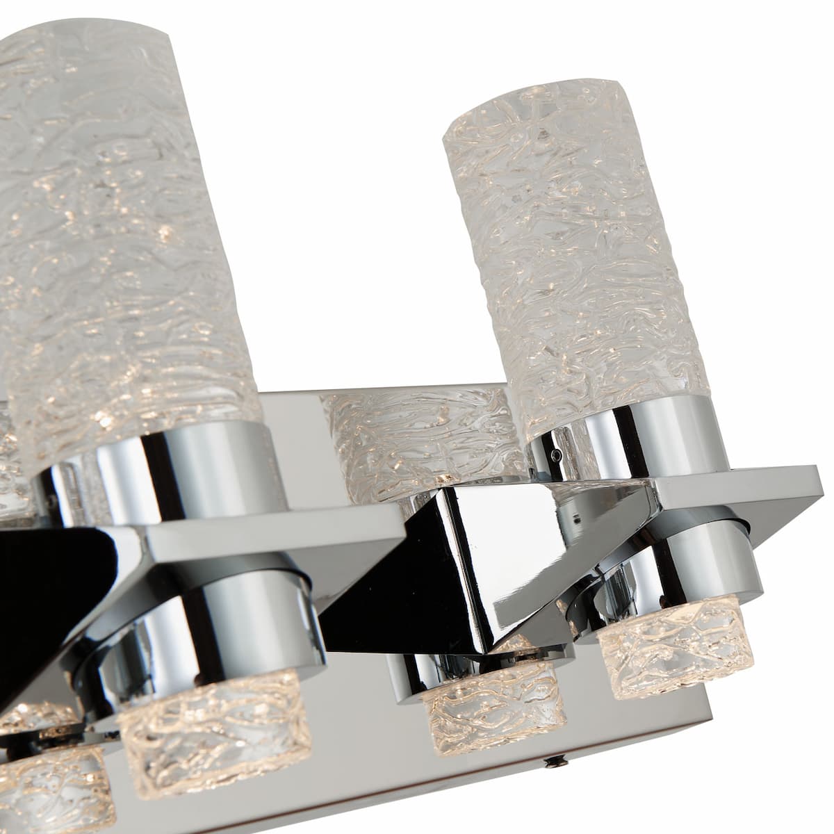 Abra 20073WV Krypton bathroom vanity light with premium solid crystal glass design for residential and commercial interiors