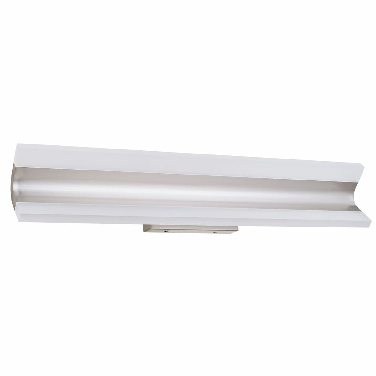 Abra Eros 20077WV 24-inch LED wall vanity fixture featuring curved twin acrylic light bars for contemporary mirror illumination