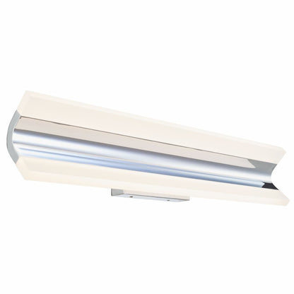 Abra 20077WV Eros curved acrylic twin bar bathroom vanity light for residential and commercial interior lighting
