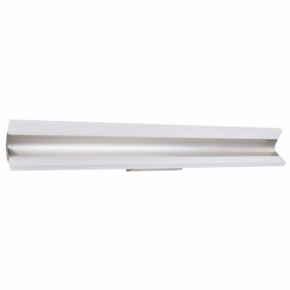Abra Eros 20078WV 32-inch LED wall vanity fixture featuring curved twin acrylic light bars for contemporary mirror illumination