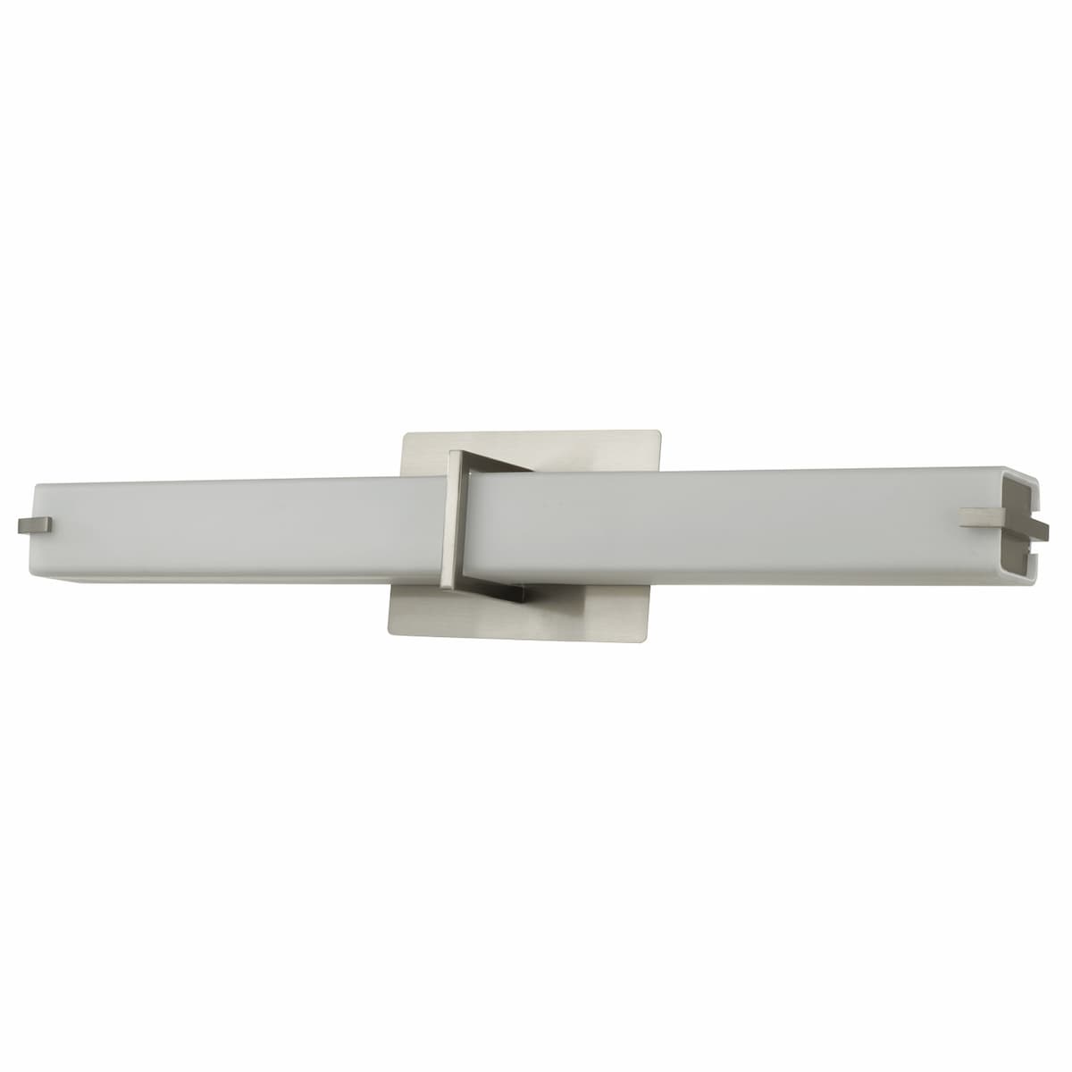 Abra Squire 20090WV wall vanity fixture featuring a square glass diffuser and high-output dimmable LED illumination