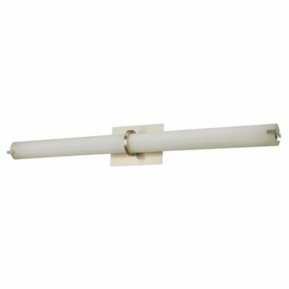 Abra Squire 20092WV wall vanity fixture featuring a round glass diffuser and high-output dimmable LED illumination