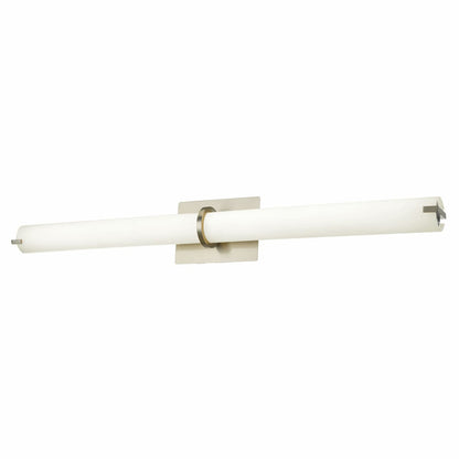 Abra 20092WV Squire 28-inch LED bathroom vanity light with elegant round glass design for residential and commercial interiors