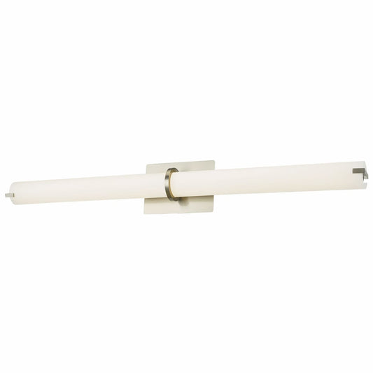 Abra Squire 20093WV wall vanity fixture featuring a round glass diffuser and high-output dimmable LED illumination