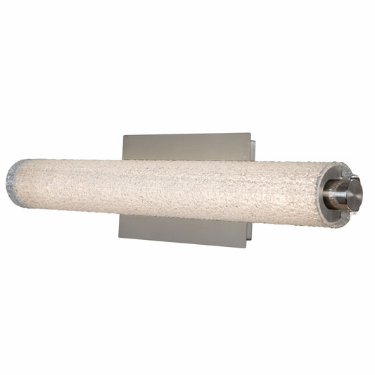Abra Radius 20094WV 20-inch LED vanity light with hand-blown diamond glass tube for modern bathroom lighting