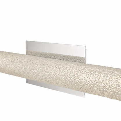 Abra 20094WV Radius 20-inch bathroom vanity light with handcrafted diamond-pattern glass tube for residential and commercial interiors