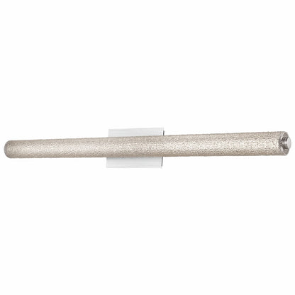 Abra Radius 20096WV 39-inch LED vanity light with hand-blown diamond glass tube for modern bathroom lighting