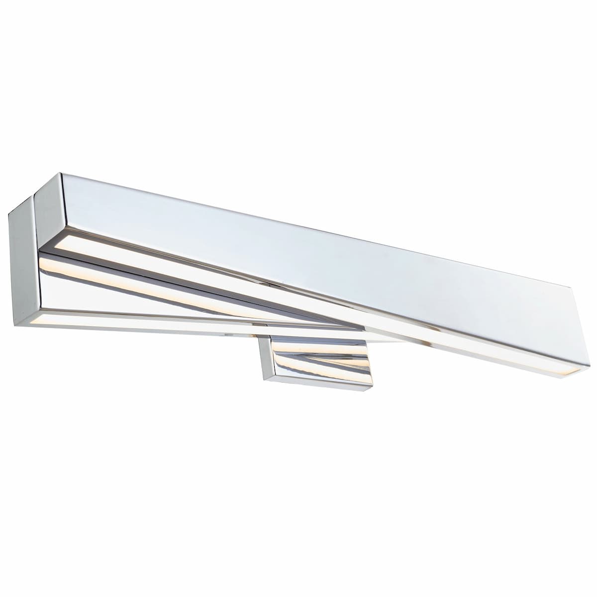 Abra Hilo 20137WV 24-inch offset linear vanity light with acrylic diffuser for modern bathroom lighting