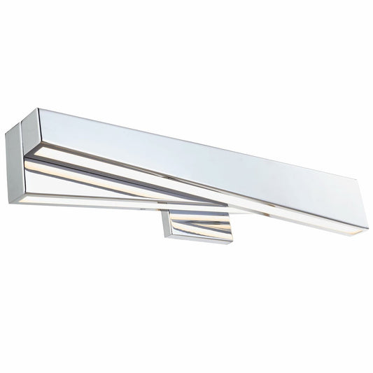 Abra Hilo 20137WV 24-inch offset linear vanity light with acrylic diffuser for modern bathroom lighting