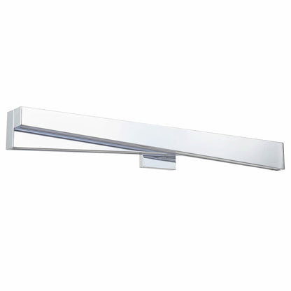 Abra Hilo 20138WV 36-inch offset linear vanity light with acrylic diffuser for modern bathroom lighting