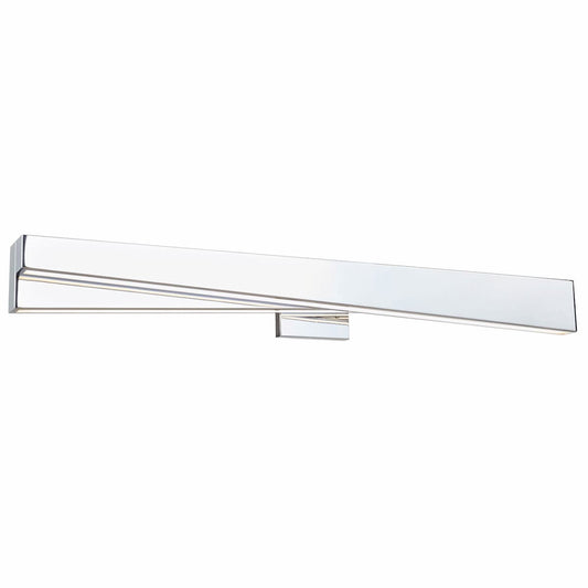 Abra Hilo 20138WV 36-inch LED wall vanity fixture featuring an offset linear design and acrylic diffuser for soft illumination