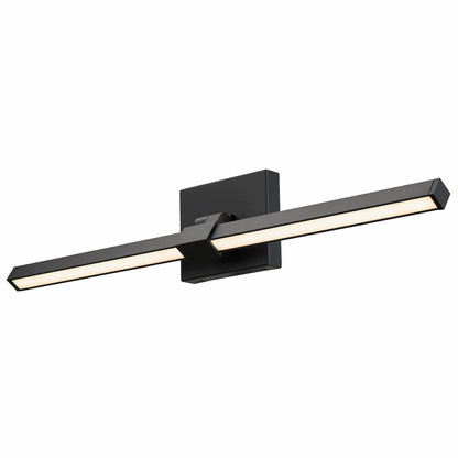 Abra Epee 20140WV 26-inch pivoting arm vanity bar with integrated LED lighting for modern bathroom interiors
