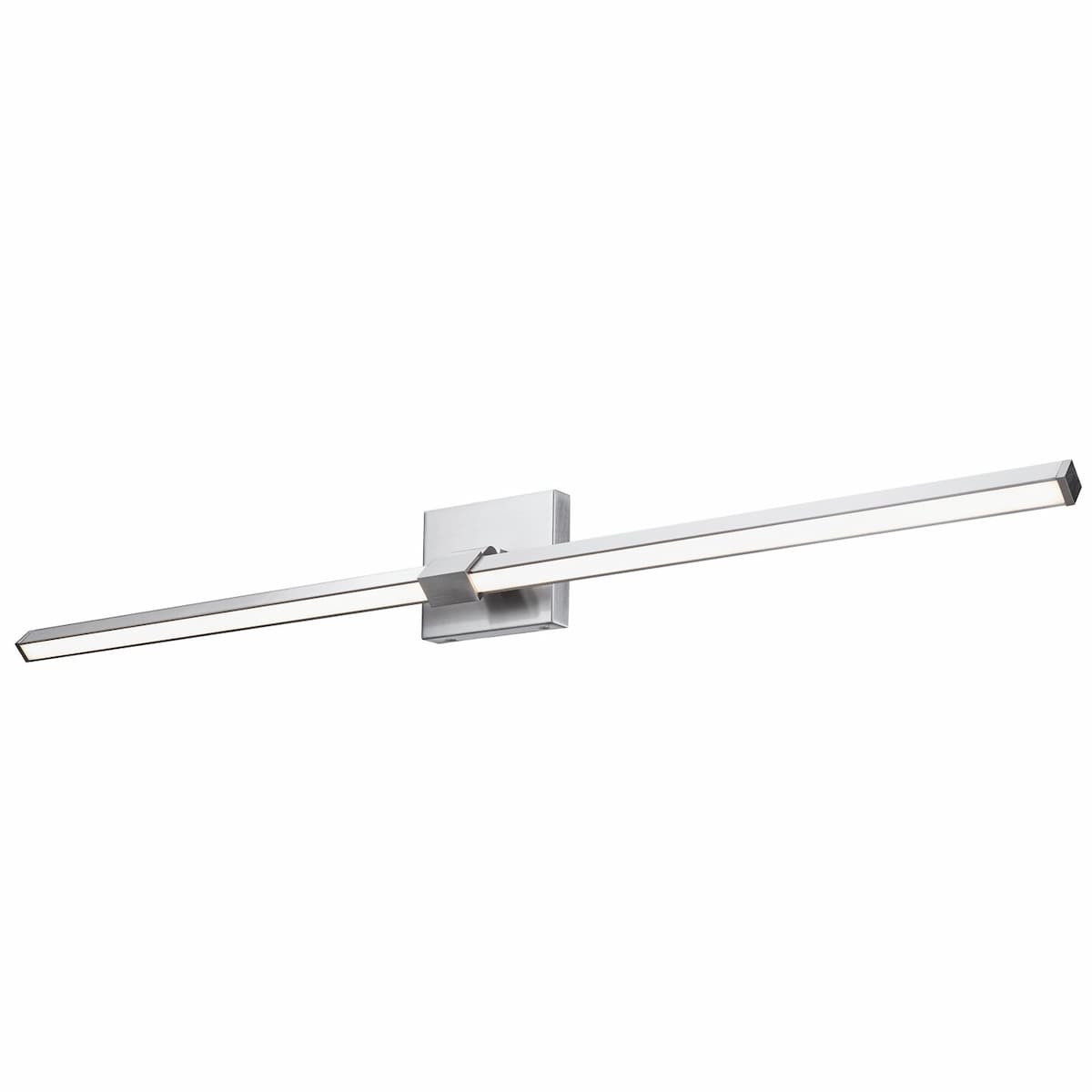 Abra Epee 20141WV LED vanity bar featuring an adjustable pivoting arm design for customizable mirror illumination