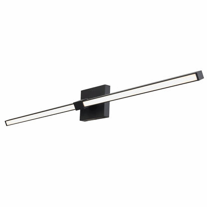 Abra Epee 20142WV 58-inch pivoting arm vanity bar with integrated LED lighting for modern bathroom interiors