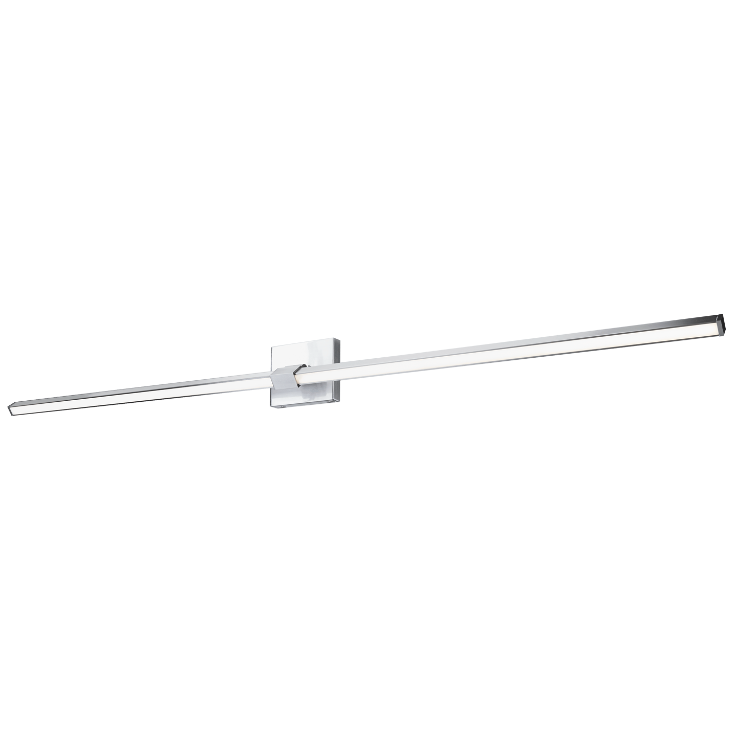 Abra Epee 58" Pivoting Arm Vanity Bar Brushed Nickel