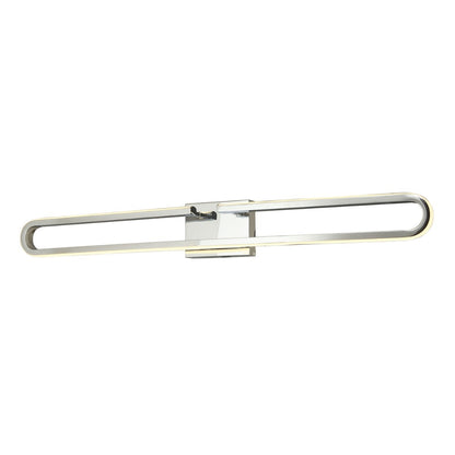 Abra 20145WV Speedway linear LED vanity light with elegant split oval styling for residential and commercial bathrooms