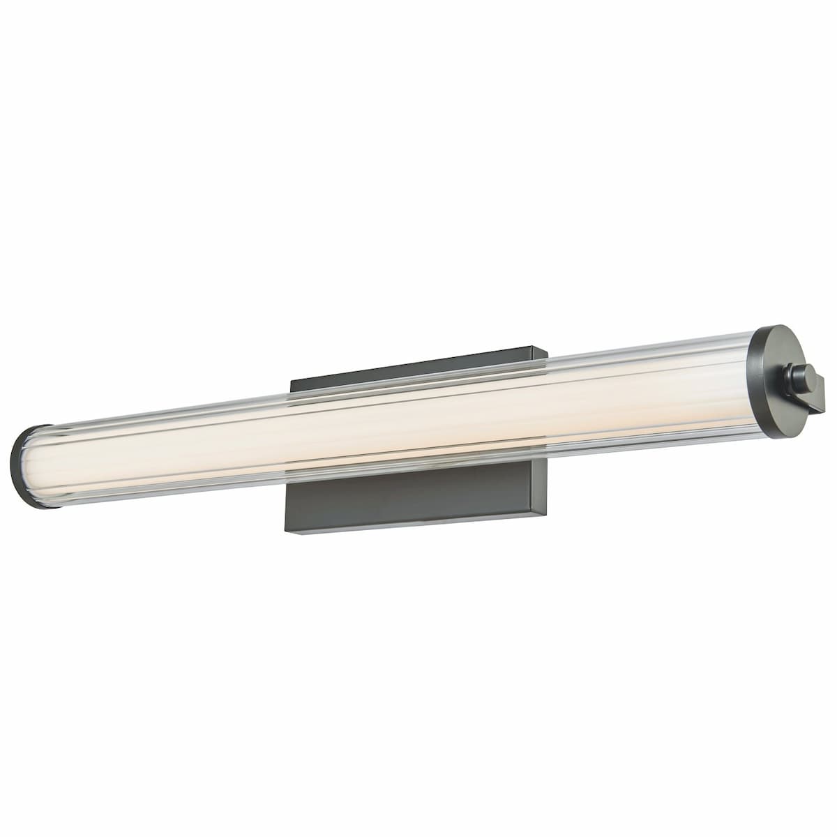 Abra Macie 20160WV 24-inch vanity light with fluted clear glass design for modern bathroom and interior lighting