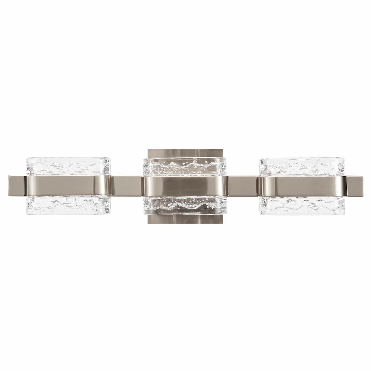 Abra Jojo 20164WV 3-light crystal glass vanity fixture with movable backplate for modern bathroom lighting
