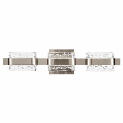 Abra Jojo 20164WV 3-light crystal glass vanity fixture with movable backplate for modern bathroom lighting