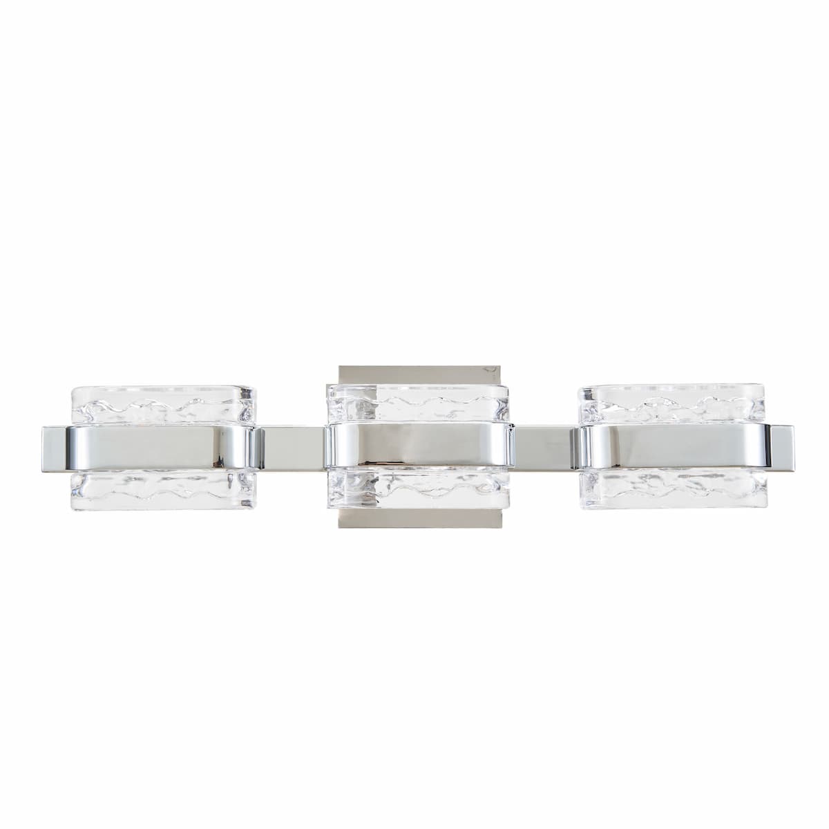 Abra 20164WV Jojo 3-light vanity fixture with elegant crystal glass shades for residential and commercial interiors