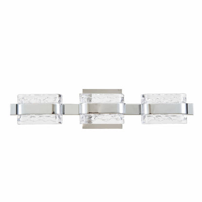Abra 20164WV Jojo 3-light vanity fixture with elegant crystal glass shades for residential and commercial interiors