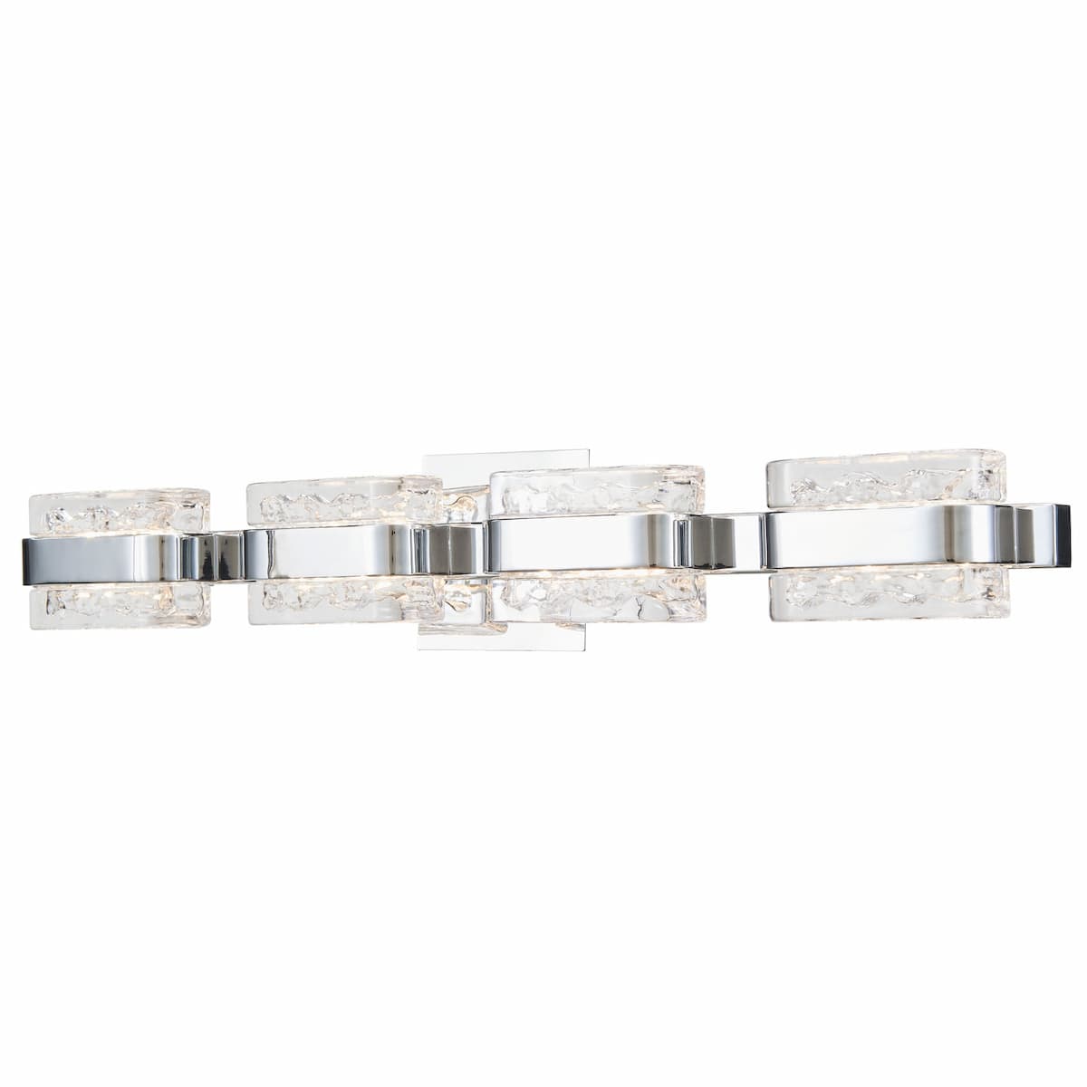 Abra Jojo 20165WV 4-light crystal glass vanity fixture with movable backplate for modern bathroom lighting