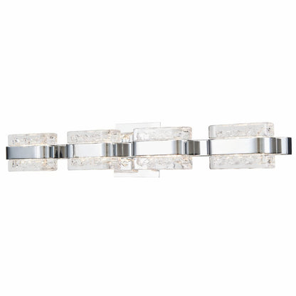 Abra Jojo 20165WV 4-light crystal glass vanity fixture with movable backplate for modern bathroom lighting