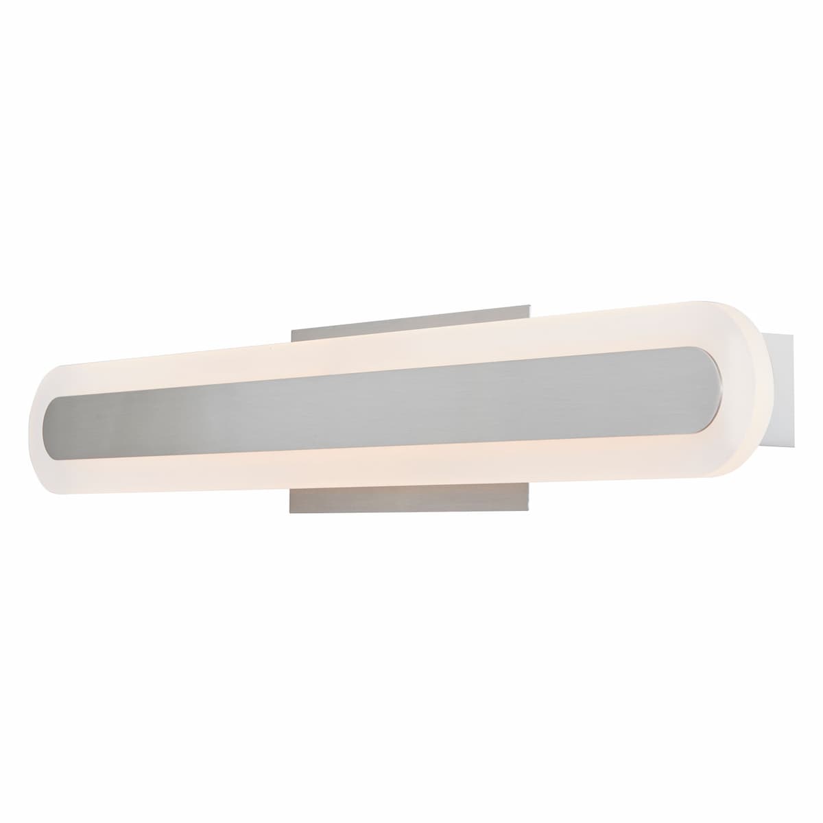 Abra 20168WV Camy linear wall vanity light with solid acrylic construction for residential and commercial bathroom spaces