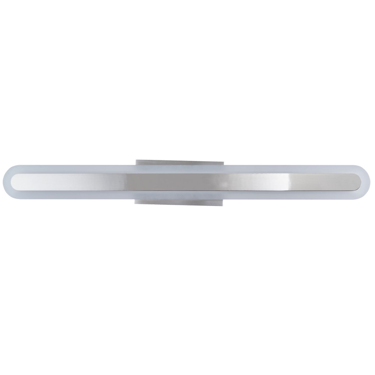 Abra Camy 12mm Solid Acrylic Wall Vanity Brushed Nickel