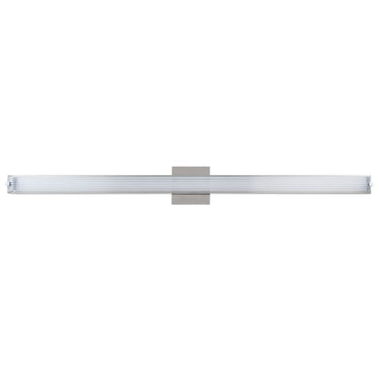Abra Macie 20176WV 40-inch vanity light with ribbed square glass design for modern bathroom and interior lighting