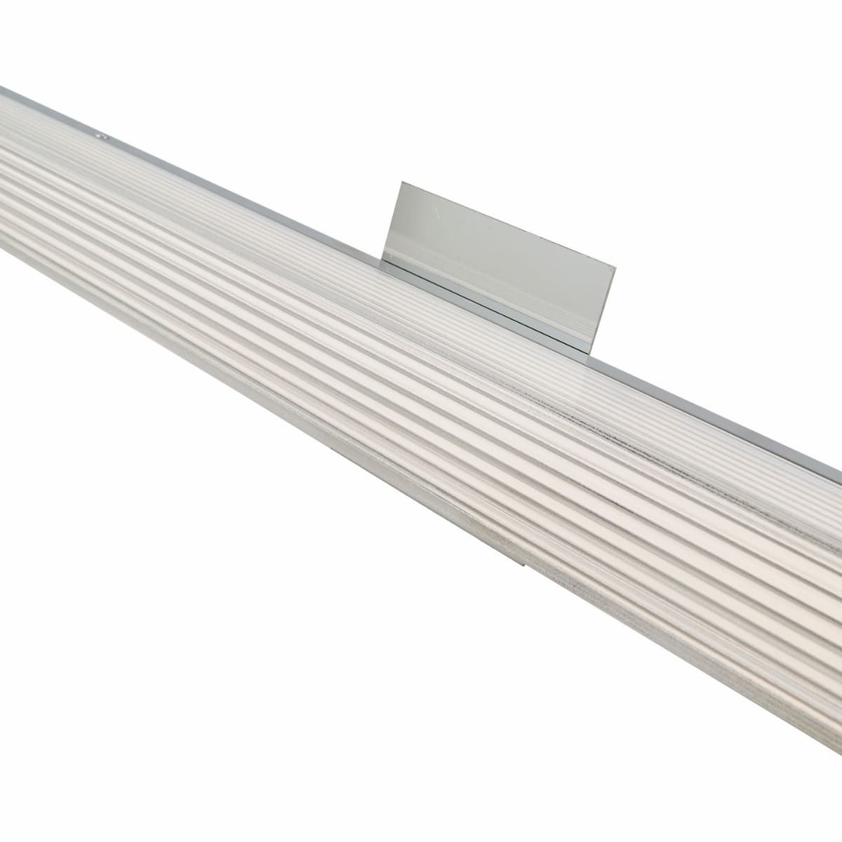 Abra Macie 20176WV 40-inch wall vanity fixture featuring ribbed square glass shades for elegant contemporary illumination
