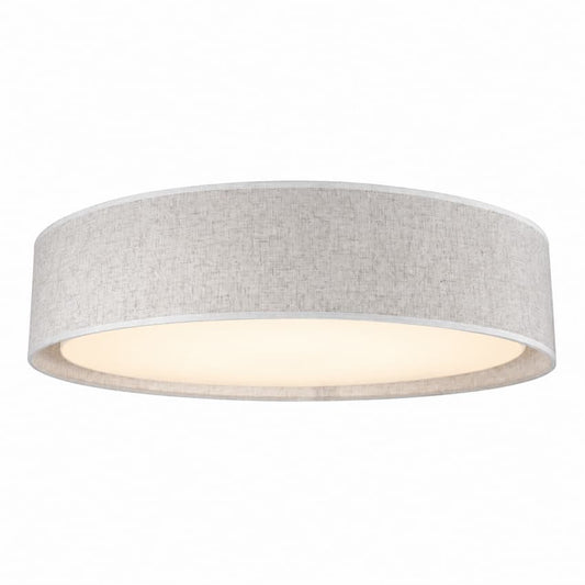 Kuzco Dalton FM7920-GY-5CCT 20-inch LED flush mount ceiling light in gray finish with 5CCT selectable lighting