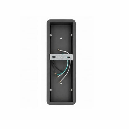 Abra 50131ODW Ingot outdoor wall sconce with solid alabaster construction and 3CCT lighting for residential and commercial spaces
