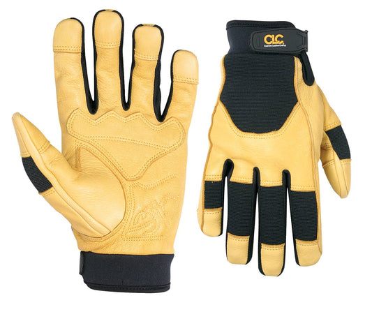 Dottie 285L Dottie Top Grain Deerskin with Reinforced Palm Gloves Large 285L