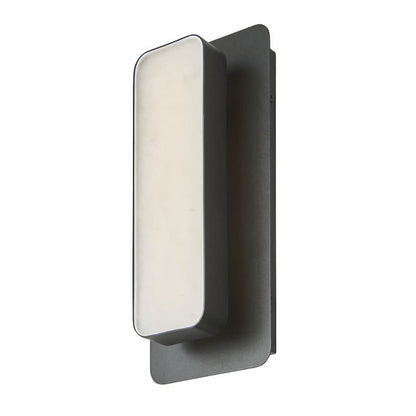Abra Ingot 50130ODW outdoor wall light featuring solid alabaster stone and selectable 3CCT illumination for contemporary exteriors