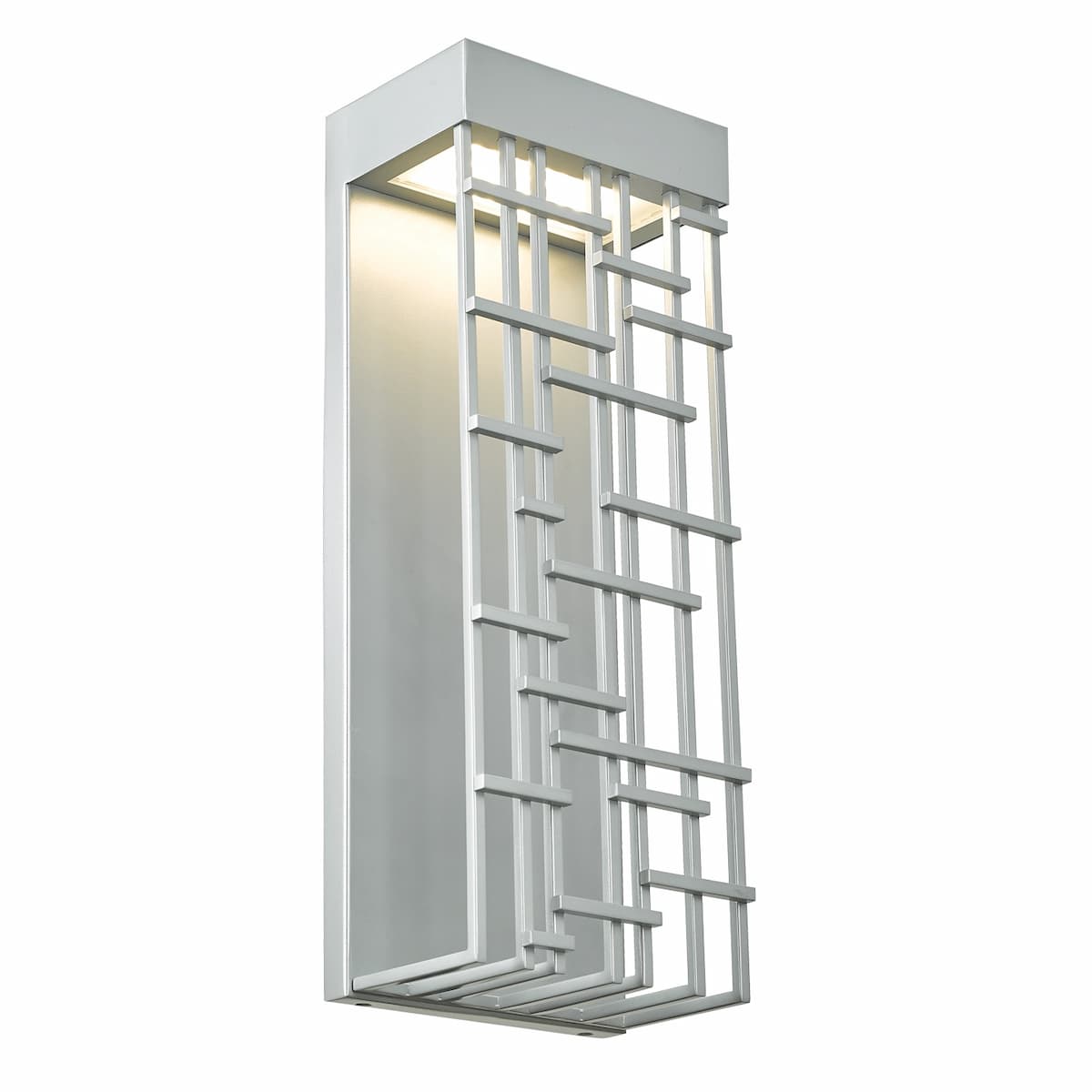 Abra Aspen 50061ODW wet location wall fixture featuring a perforated metal shade and frosted glass diffuser
