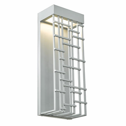 Abra Aspen 50061ODW wet location wall fixture featuring a perforated metal shade and frosted glass diffuser