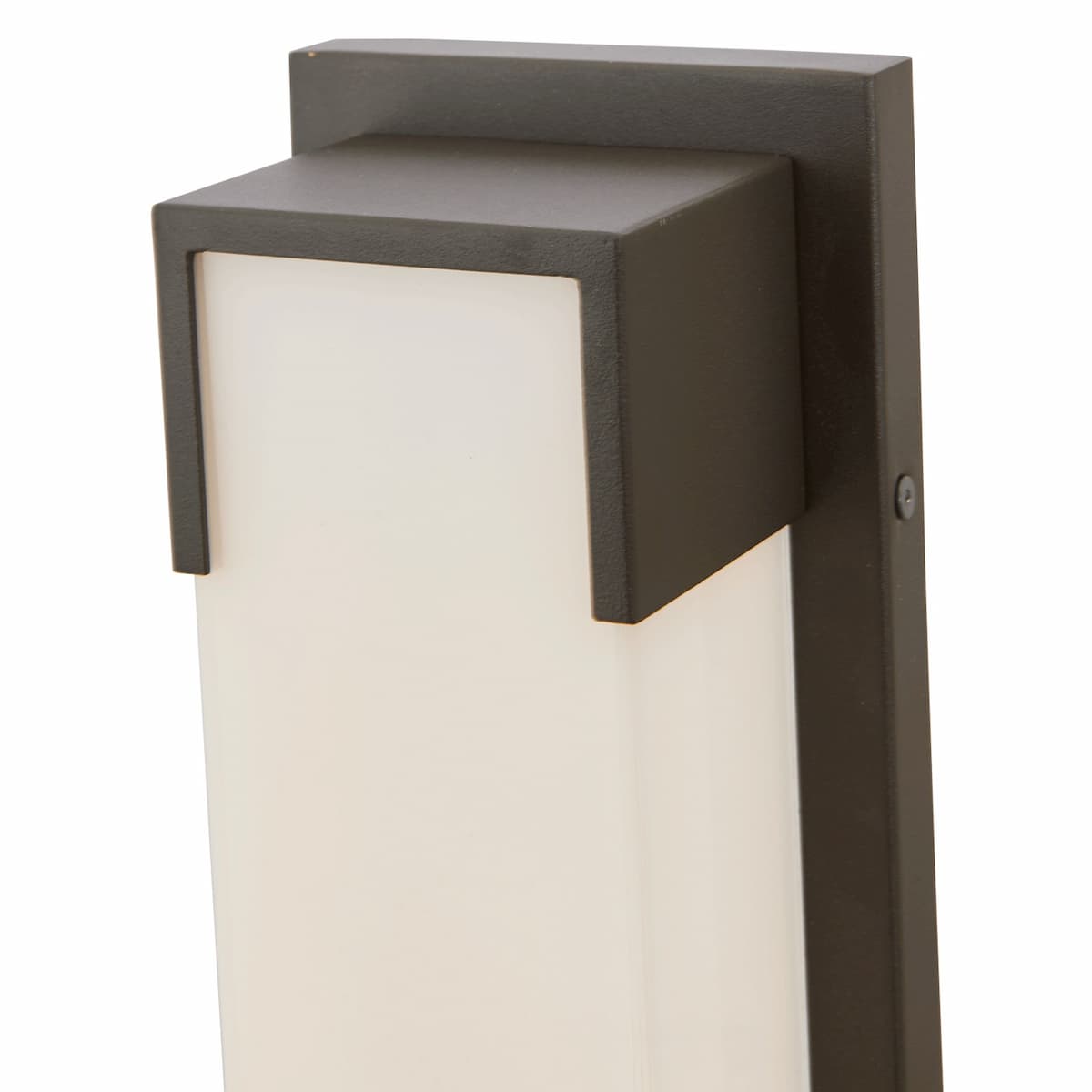 Outdoor LED wall sconce Abra Titon 50045ODW with miter glass design