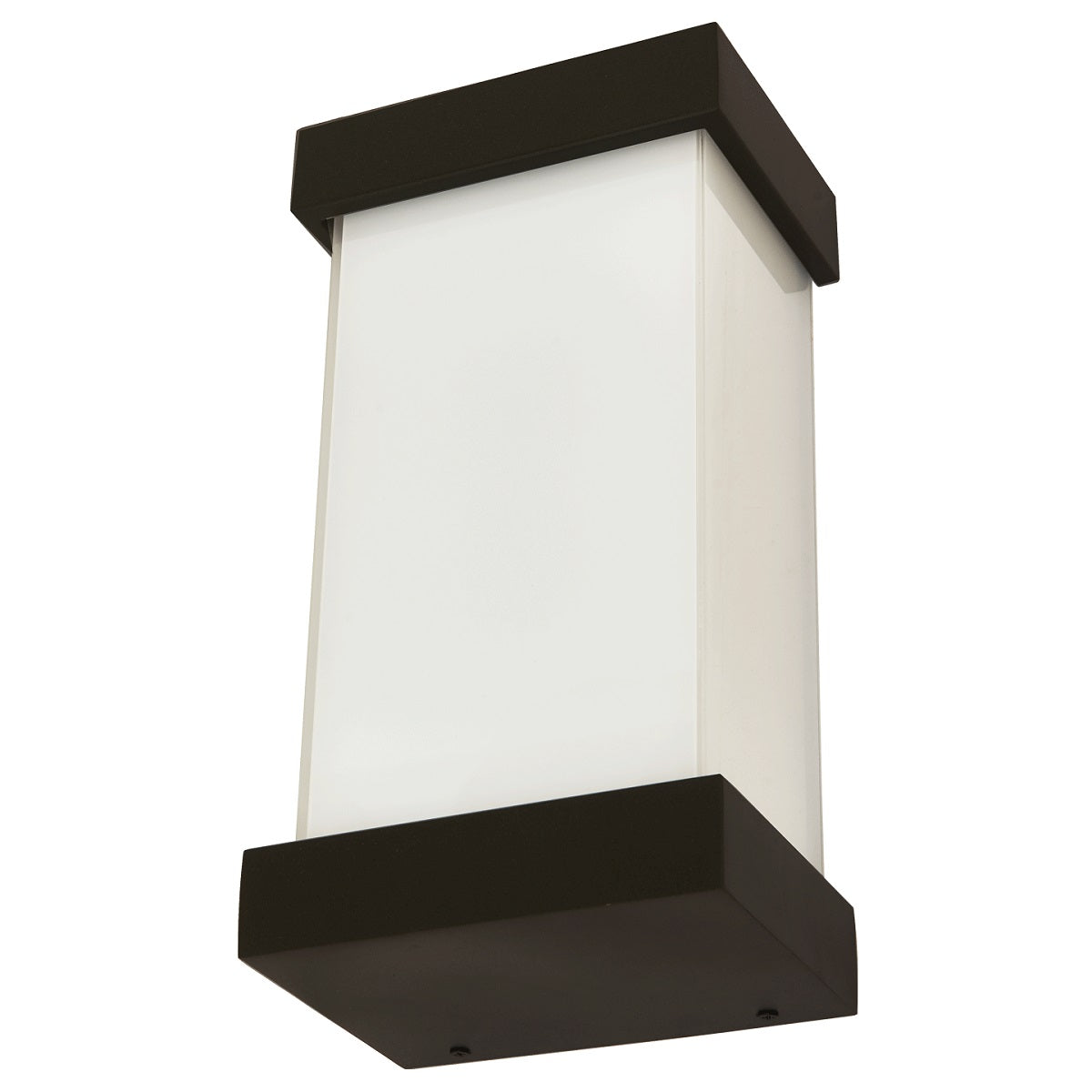Abra Loki 50012ODW outdoor LED wall light featuring sleek mitered glass for modern residential and commercial exteriors