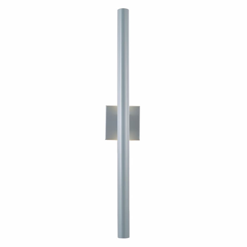 Abra Obelisk 50112ODW wet location wall light featuring a sleek vertical reflective tube and contemporary exterior design