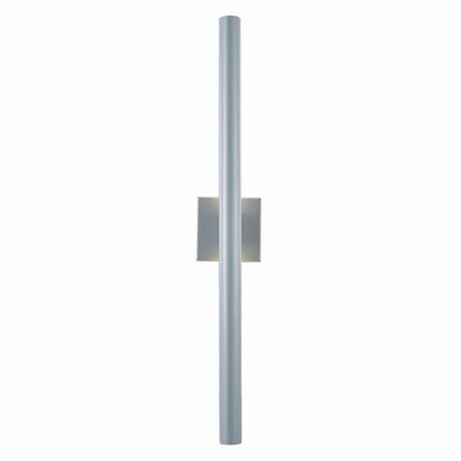 Abra Obelisk 50112ODW wet location wall light featuring a sleek vertical reflective tube and contemporary exterior design