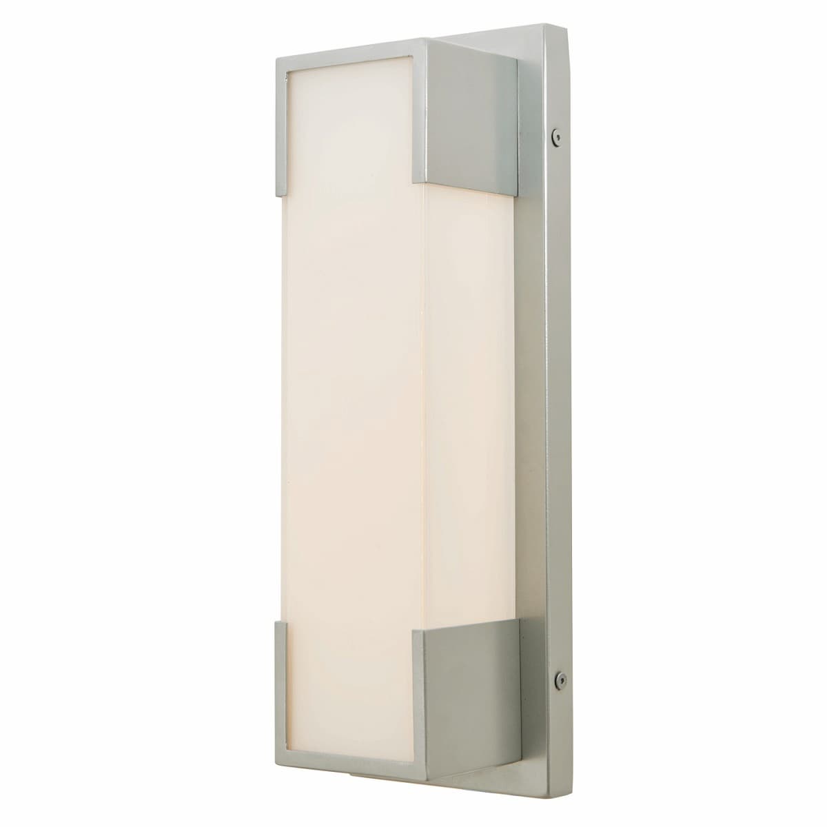 Abra Titon 50044ODW outdoor wall light featuring miter glass construction and contemporary architectural styling