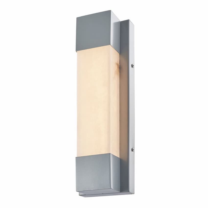 Abra Osiris 50142ODW contemporary outdoor wall light featuring natural alabaster stone for sophisticated architectural illumination