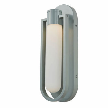 Modern Abra Siren 50101ODW marine-grade wall light with frosted glass diffuser for entryways, patios, and exposed exterior walls