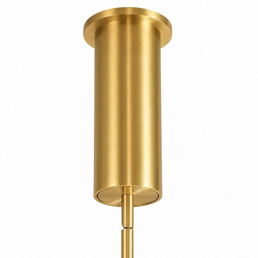 Kuzco CH10356 Vega 56-inch dimmable LED chandelier with three adjustable linear lights for customizable configurations