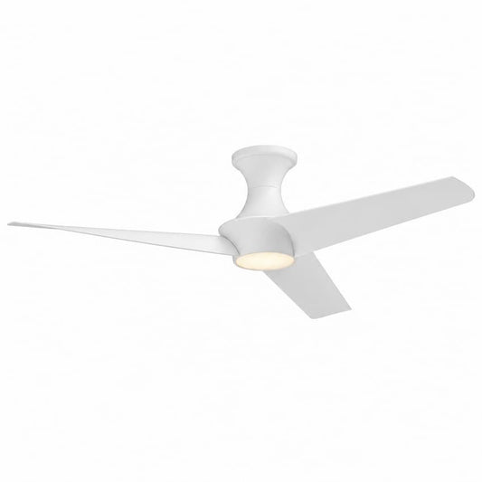 Alora Mood Emiko-H HF523056MB 56-Inch LED Ceiling Fan in Matte Black with Three ABS Blades