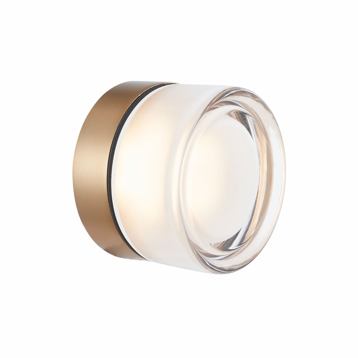 Abra 30002FM Elf wet location LED fixture with recessed solid glass diffuser for residential and commercial spaces
