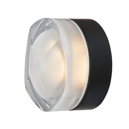 Abra Elf 30003FM wet location patterned glass wall or ceiling fixture for modern indoor and outdoor lighting