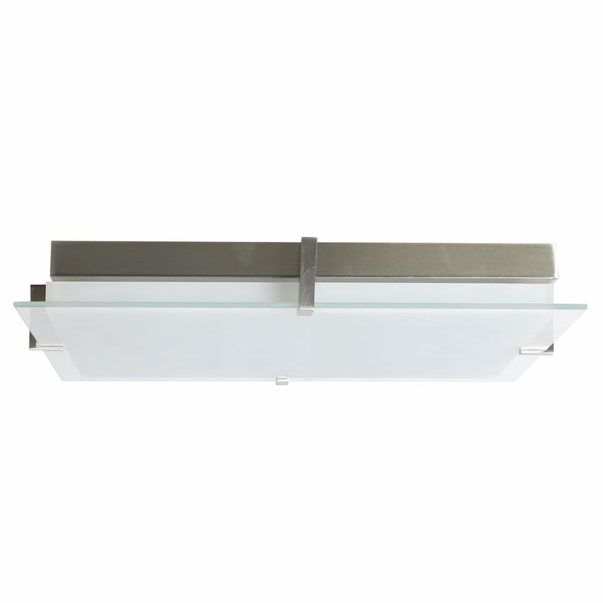 Abra 30013FM Matrix LED flush mount ceiling light with minimalist square glass design for residential and commercial interiors